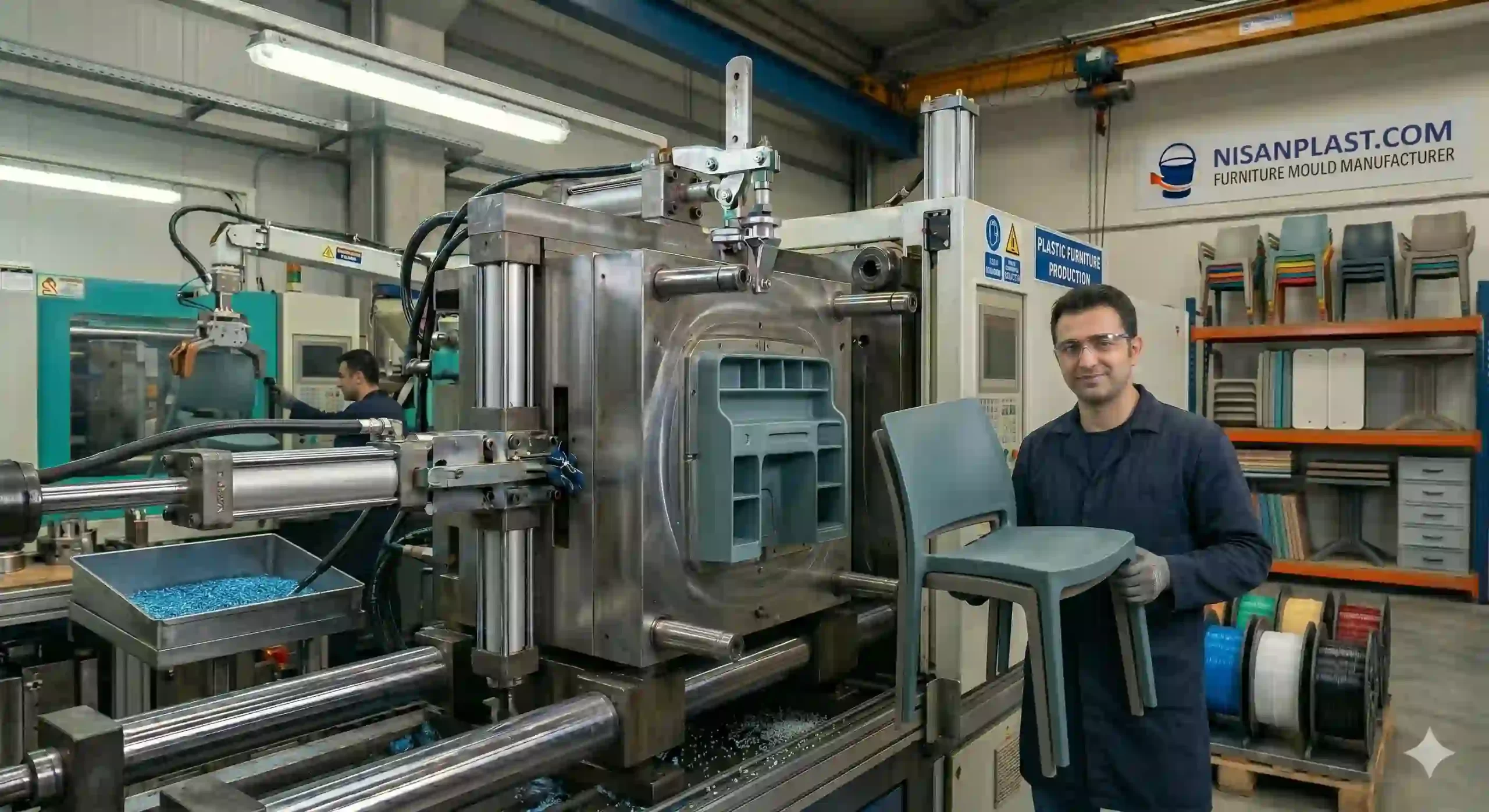 Furniture mould manufacturer for plastic chair and household furniture injection molding production
